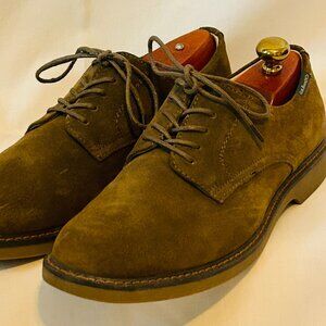 G.H. Bass & Co. Suede Green Men's Lace-Up Dress Shoes
